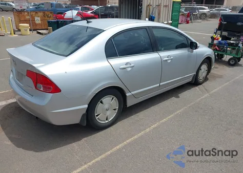 2006 Honda Civic Hybrid z USA, uszkodzony, nr VIN JHMFA36276S024857